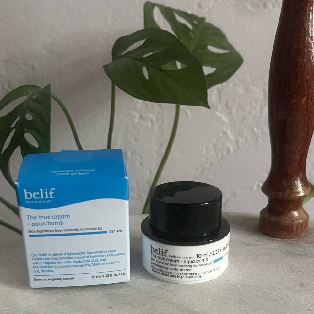 ✨$4 belif The True Cream - Aqua Bomb Hydrating Moisturizer mini